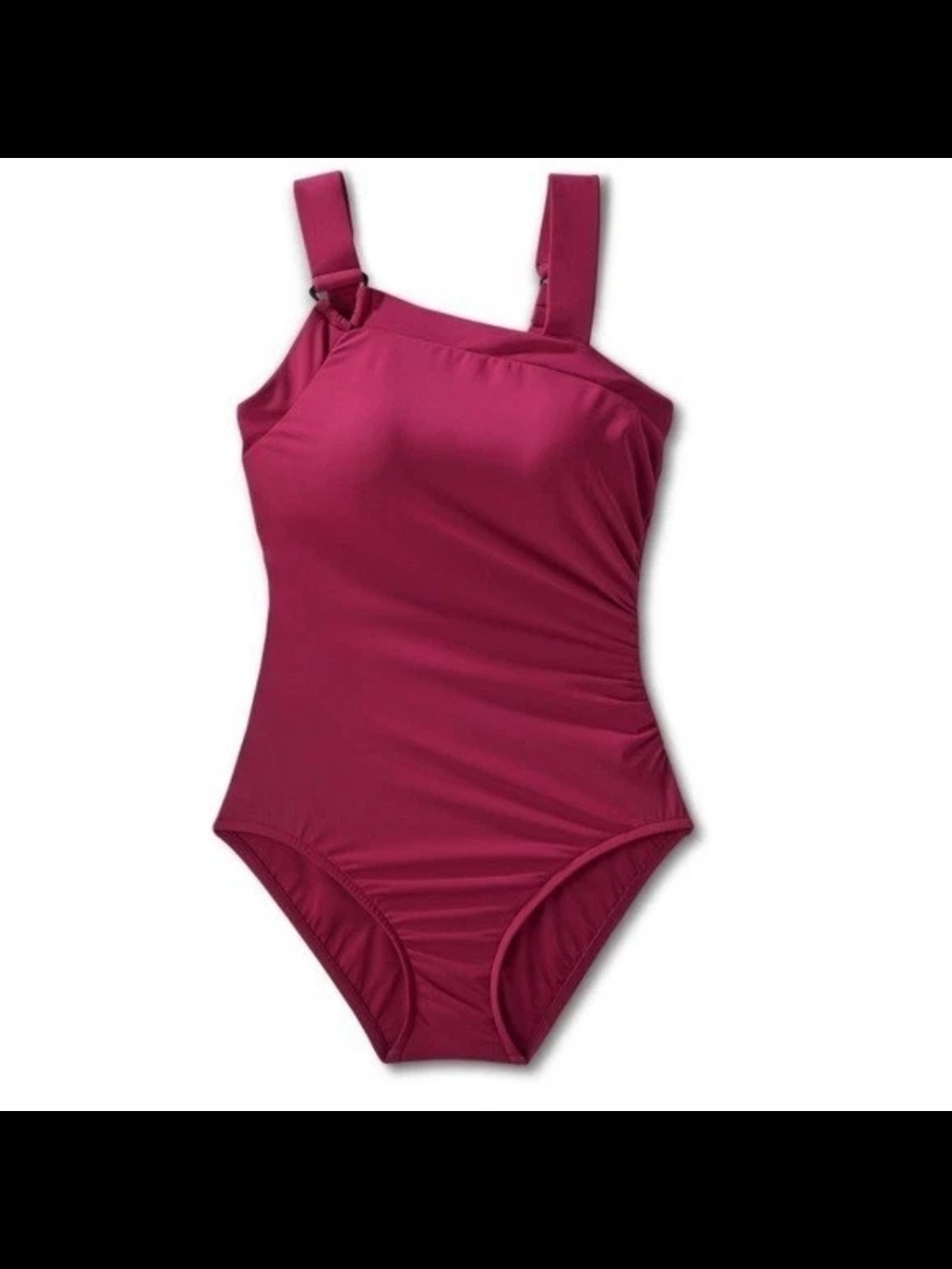 Aqua Green Fuchsia One-Piece Swimsuit
